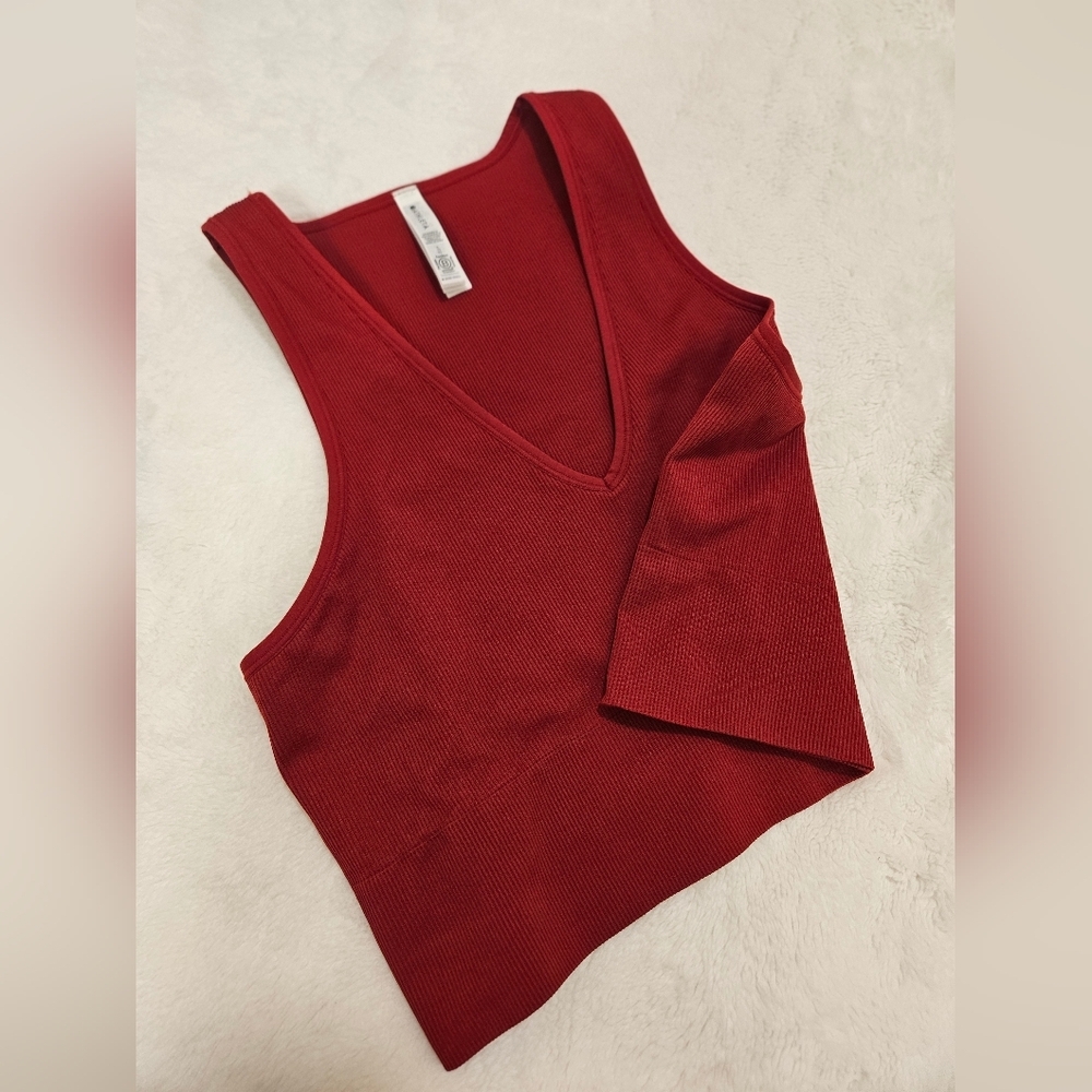 Athleta Aurora Seamless Crop Rib Tank - Picture 4 of 8